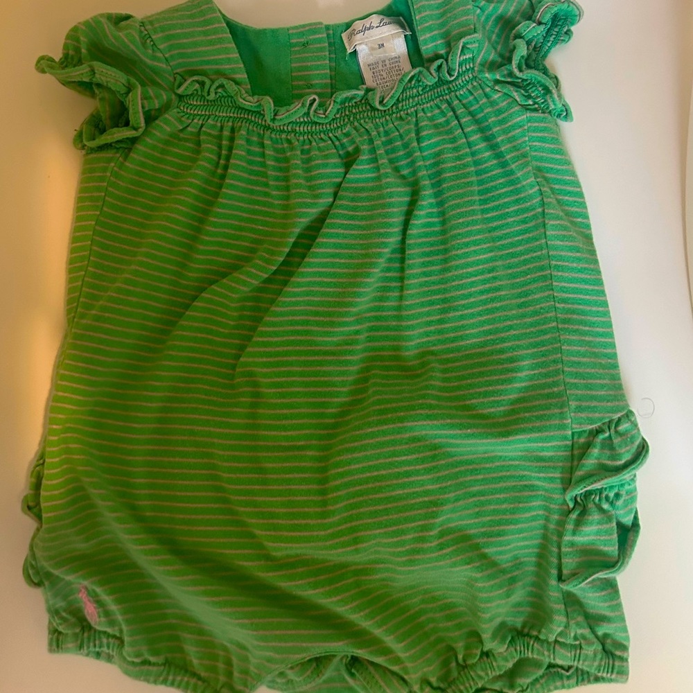 Ralph Lauren Polo Baby Girl outfit— 3m